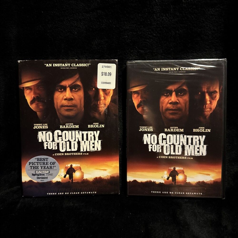 No Country for Old Men (DVD, 2008) Coen Brothers Thriller - Miramax Standard Ed